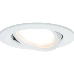 Upotettava LED-valaisin Paulmann Nova Coin, Ø84mm, 6W, 470lm, 2700K, harjattu rauta