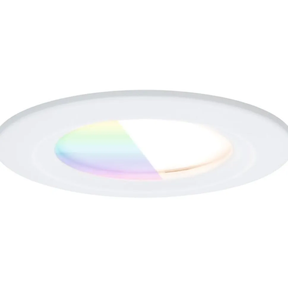 Upotettava LED-valaisin Paulmann Nova Coin, pyöreä, IP44, 78mm, RGBW+, 3x6W, 3x500lm, 230V, alumiini