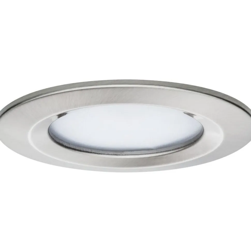 Upotettava LED-valaisin Paulmann Nova Coin, pyöreä, IP44, 78mm, 6W, 530lm, 230V, säädettävä värilämpötila, alumiini