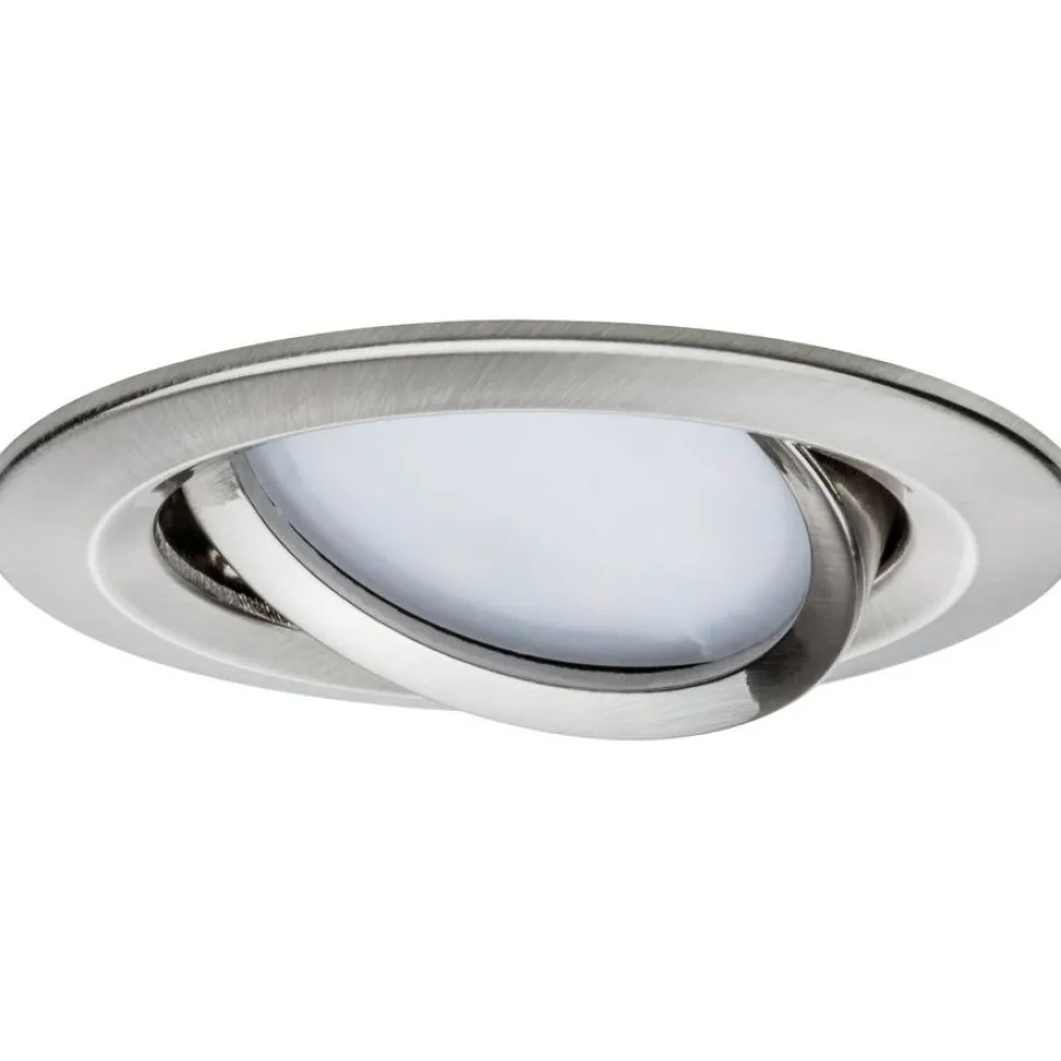 Upotettava LED-valaisin Paulmann Nova Coin, pyöreä, 84mm, 50°, RGBW+, 6W, 500lm, 230V, alumiini
