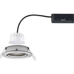 Upotettava LED-valaisin Paulmann Nova Coin, pyöreä, 84mm, 50°, RGBW+, 6W, 500lm, 230V, alumiini