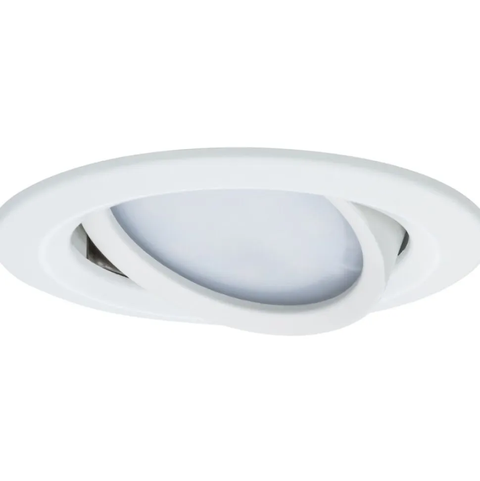 Upotettava LED-valaisin Paulmann Nova Coin, pyöreä, 84mm, 50°, RGBW+, 6W, 500lm, 230V, alumiini