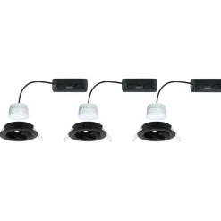 Upotettava LED-valaisin Paulmann Nova Coin, pyöreä, 84mm, 50°, RGBW+, 3x6W, 3x500lm, 230V
