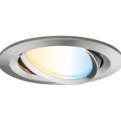 Upotettava LED-valaisin Paulmann Nova Coin, pyöreä, 84mm, 50°, säädettävä värilämpötila, 3x6W, 3x500lm, 230V, alumiini