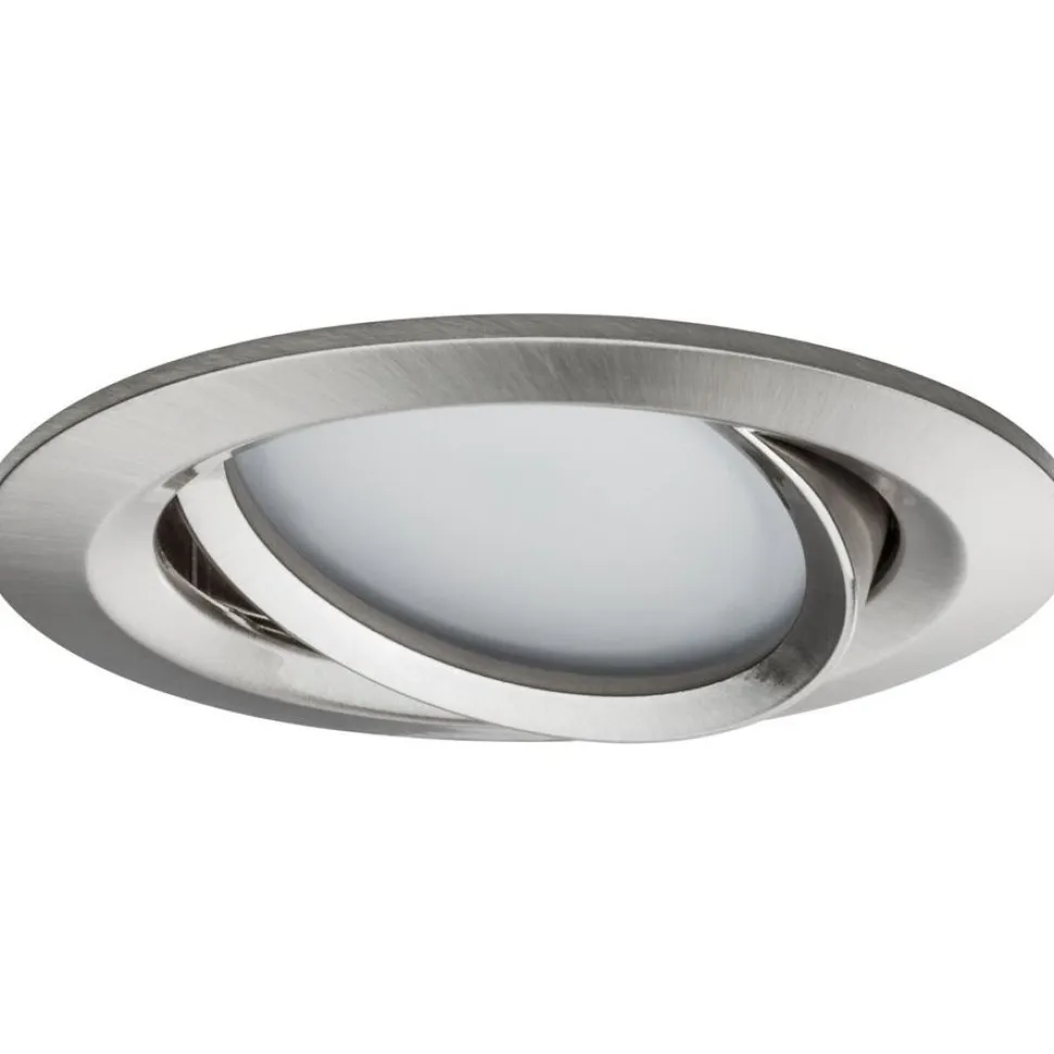 Upotettava LED-valaisin Paulmann Nova Coin, pyöreä, 84mm, 50°, säädettävä värilämpötila, 3x6W, 3x500lm, 230V, alumiini