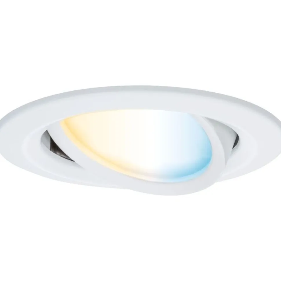 Upotettava LED-valaisin Paulmann Nova Coin, pyöreä, 84mm, 50°, säädettävä värilämpötila, 3x6W, 3x500lm, 230V, alumiini