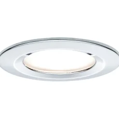 Upotettava LED-valaisin Paulmann Nova Coin Rigid, 3kpl, IP44, Ø78mm, 6W, 470lm, 2700K, himmennettävä, kromi