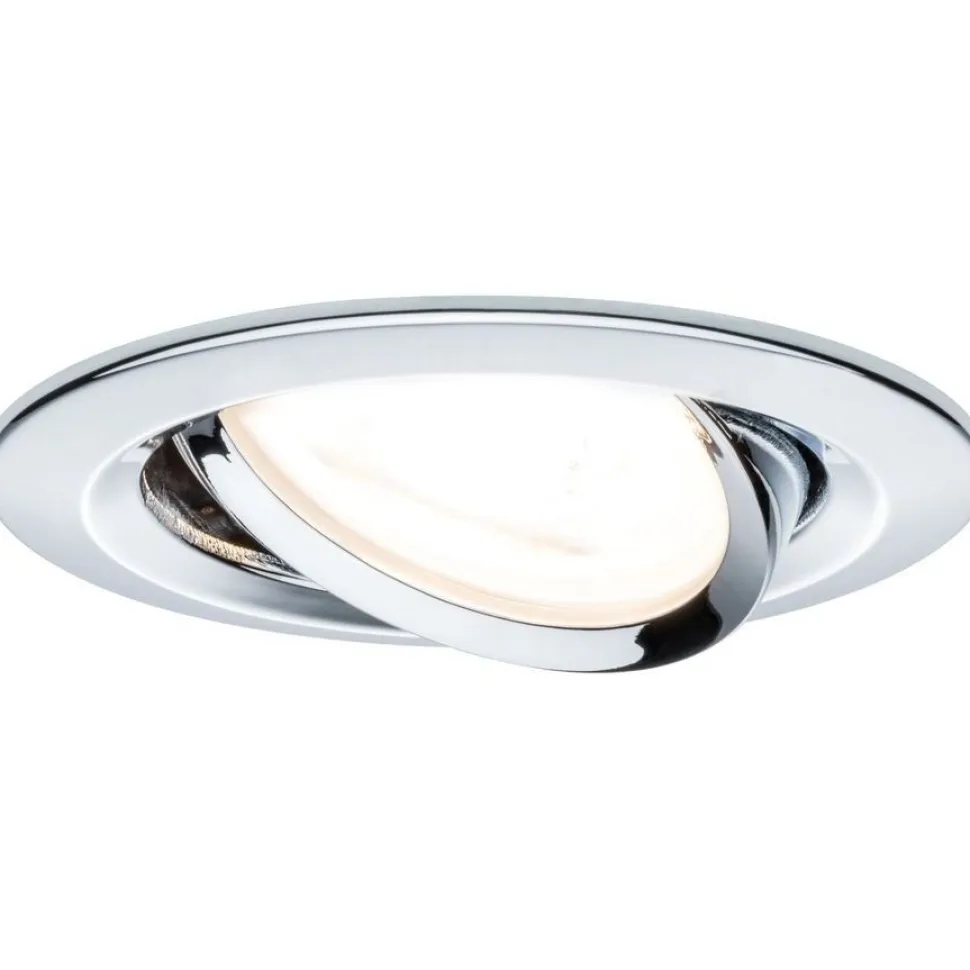 Upotettava LED-valaisin Paulmann Nova, 3kpl, Ø84mm, GU10, 6.5W, 460lm, 2700K, himmennettävä, mattavalkoinen