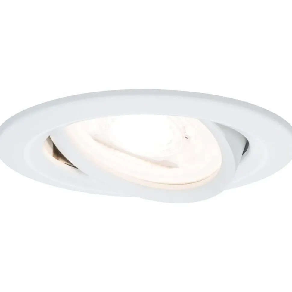 Upotettava LED-valaisin Paulmann Nova, 3kpl, Ø84mm, GU10, 6.5W, 460lm, 2700K, mattavalkoinen