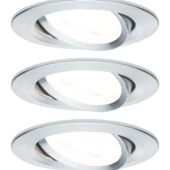 Upotettava LED-valaisin Paulmann Nova, 3kpl, Ø84mm, GU10, 6.5W, 460lm, 2700K, mattavalkoinen