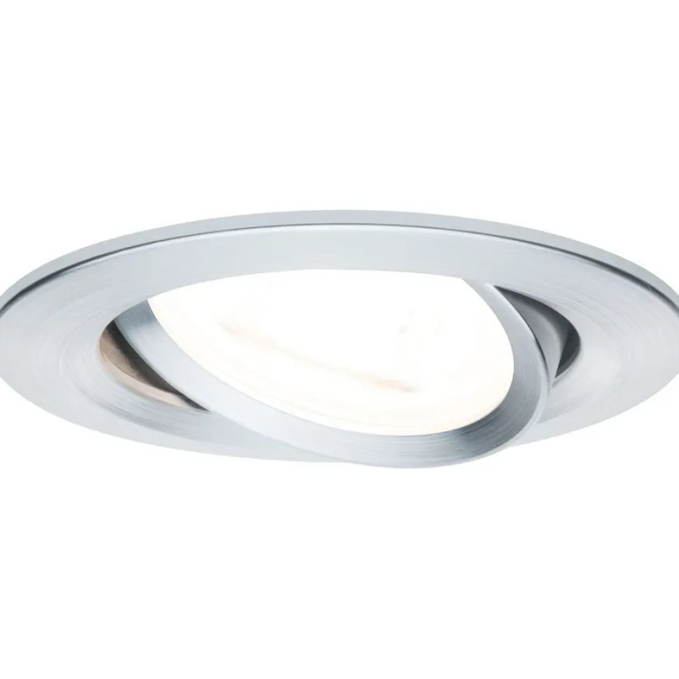Upotettava LED-valaisin Paulmann Nova, 3kpl, Ø84mm, GU10, 6.5W, 460lm, 2700K, mattavalkoinen