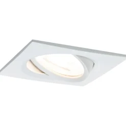 Upotettava LED-valaisin Paulmann Nova, 3kpl, 84x84mm, GU10, 6.5W, 460lm, 2700K, himmennettävä, mattavalkoinen
