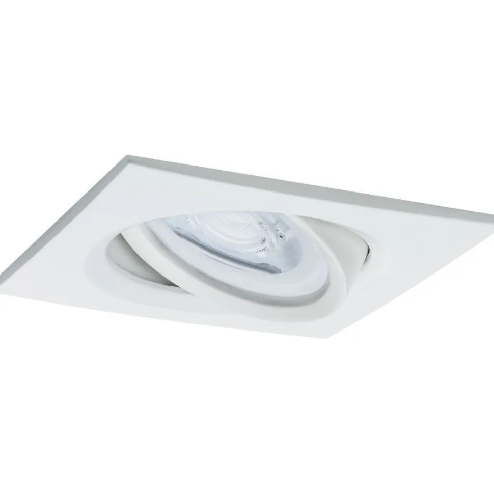 Upotettava LED-valaisin Paulmann Nova, 3kpl, 84x84mm, GU10, 6.5W, 460lm, 2700K, himmennettävä, mattavalkoinen