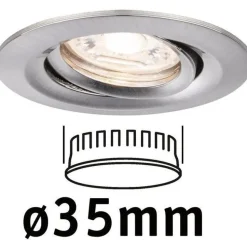 Upotettava LED-valaisin Paulmann Nova Mini Coin, Ø66mm, 4W, 310lm, 2700K, mattavalkoinen