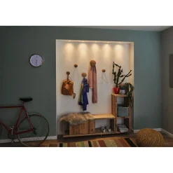 Upotettava LED-valaisin Paulmann Nova Mini Plus Coin, 3kpl, Ø66mm, 300lm, 2700K, himmennettävä, harjattu rauta