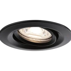 Upotettava LED-valaisin Paulmann Nova Mini Plus Coin, 3kpl, Ø66mm, 4W, 310lm, 2700K, mattamusta
