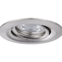 Upotettava LED-valaisin Paulmann Nova Mini Plus Coin, Ø66mm, 300lm, 2700K, himmennettävä, harjattu rauta
