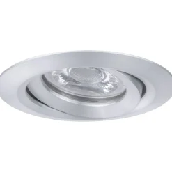 Upotettava LED-valaisin Paulmann Nova Mini Plus Coin, Ø66mm, 300lm, 2700K, himmennettävä, harjattu rauta