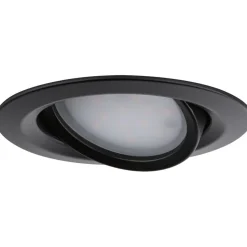 Upotettava LED-valaisin Paulmann Nova Plus Coin, 3kpl, Ø84mm, 6W, 470lm, 2700K, himmennettävä, mattamusta