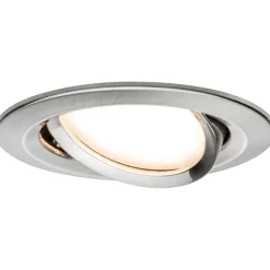 Upotettava LED-valaisin Paulmann Nova Plus Coin, Ø84mm, 6W, 470lm, 2700K, himmennettävä, mattavalkoinen