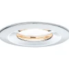 Upotettava LED-valaisin Paulmann Nova Plus Coin Rigid, IP65, Ø78mm, 6W, 470lm, 2700K, himmennettävä, kromi