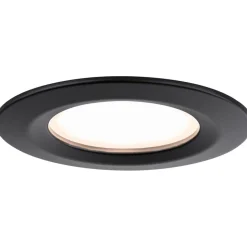 Upotettava LED-valaisin Paulmann Nova Plus Coin Rigid, 3kpl, IP44, Ø78mm, 6W, 470lm, 2700K, himmennettävä, mattamusta