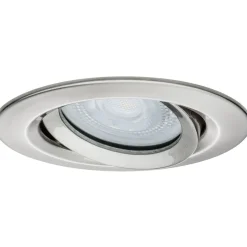 Upotettava LED-valaisin Paulmann Nova Plus, IP65, Ø93mm, GU10, 6W, 470lm, 4000K, himmennettävä, harjattu rauta