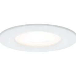 Upotettava LED-valaisin Paulmann Nova Rigid, IP44, Ø78mm, GU10, 6.5W, 460lm, 2700K, himmennettävä, harjattu rauta