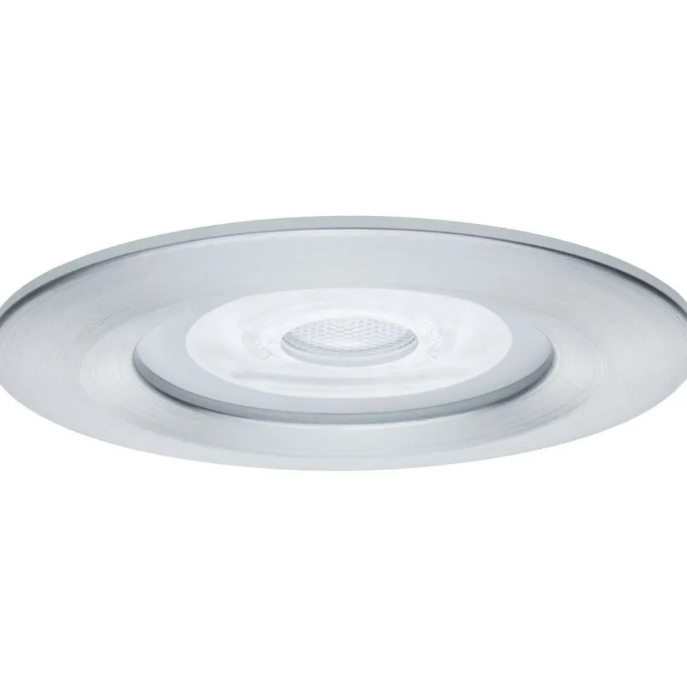 Upotettava LED-valaisin Paulmann Nova Rigid, 3kpl, IP44, Ø78mm, GU10, 6.5W, 460lm, 2700K, himmennettävä, mattavalkoinen