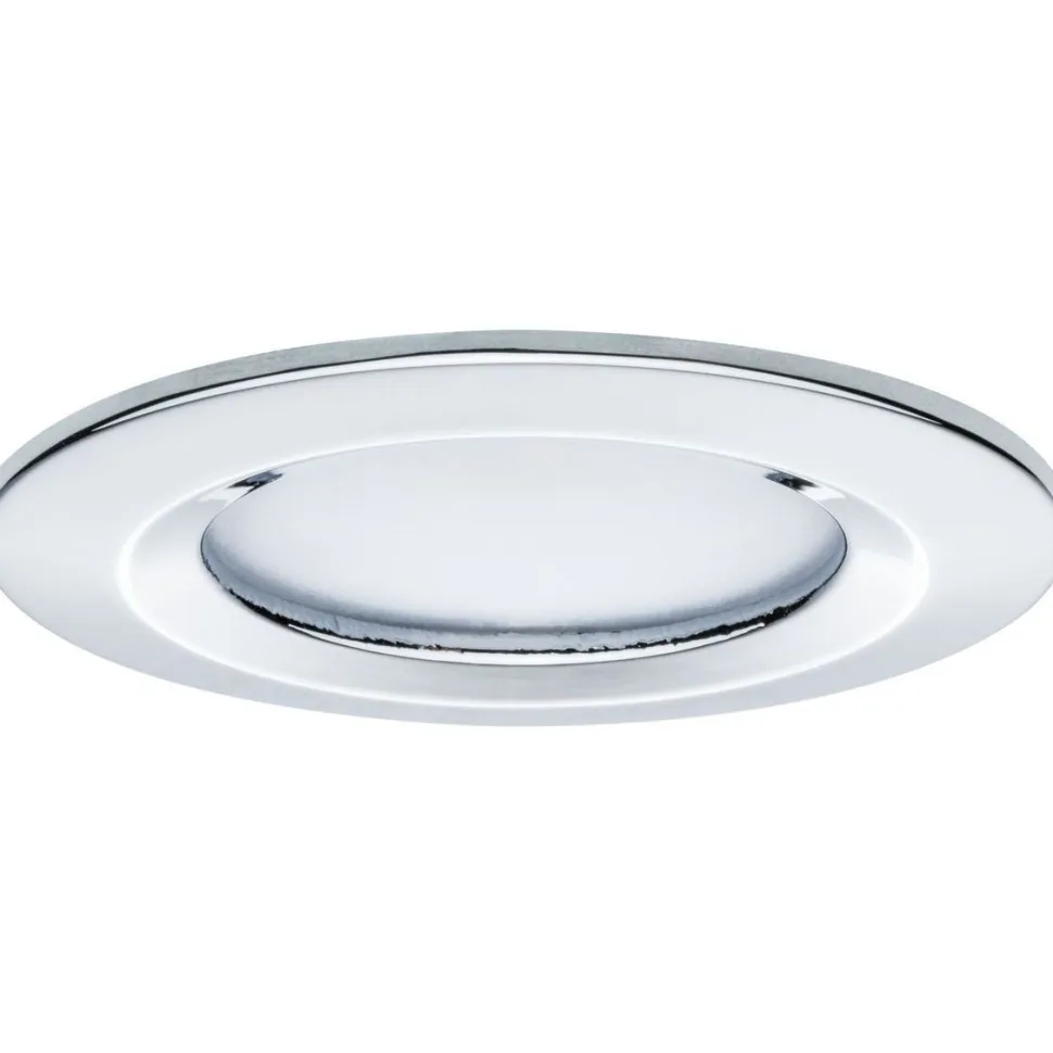 Upotettava LED-valaisin Paulmann Nova Rigid, 3kpl, IP44, Ø78mm, GU10, 6.5W, 460lm, 2700K, mattavalkoinen