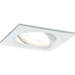 Upotettava LED-valaisin Paulmann Nova, 84x84mm, GU10, 6.5W, 460lm, 2700K, himmennettävä, mattavalkoinen