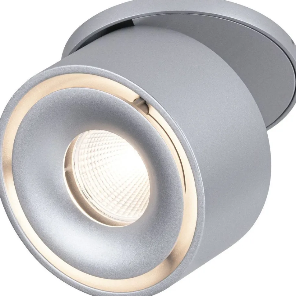 Upotettava LED-valaisin Paulmann Spircle, Ø78mm, 8W, 550lm, 3000K, mattamusta