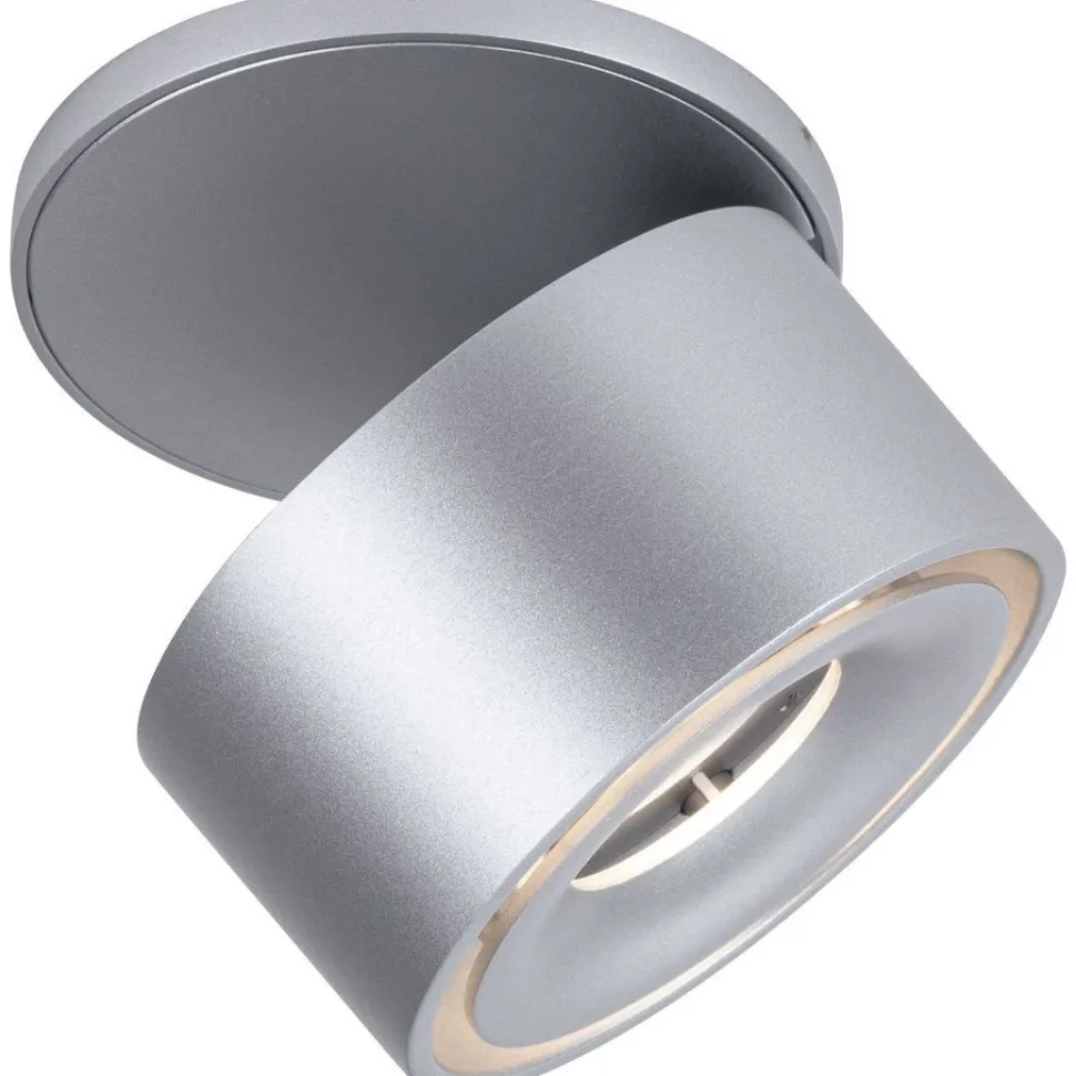 Upotettava LED-valaisin Paulmann Spircle, Ø78mm, 8W, 550lm, 3000K, mattamusta