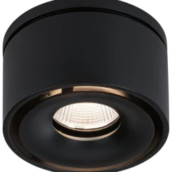 Upotettava LED-valaisin Paulmann Spircle, Ø78mm, 8W, 550lm, 3000K, mattamusta