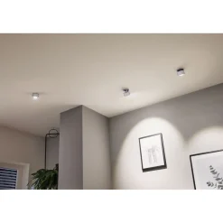 Upotettava LED-valaisin Paulmann Spircle, Ø78mm, 8W, 550lm, 3000K, mattamusta