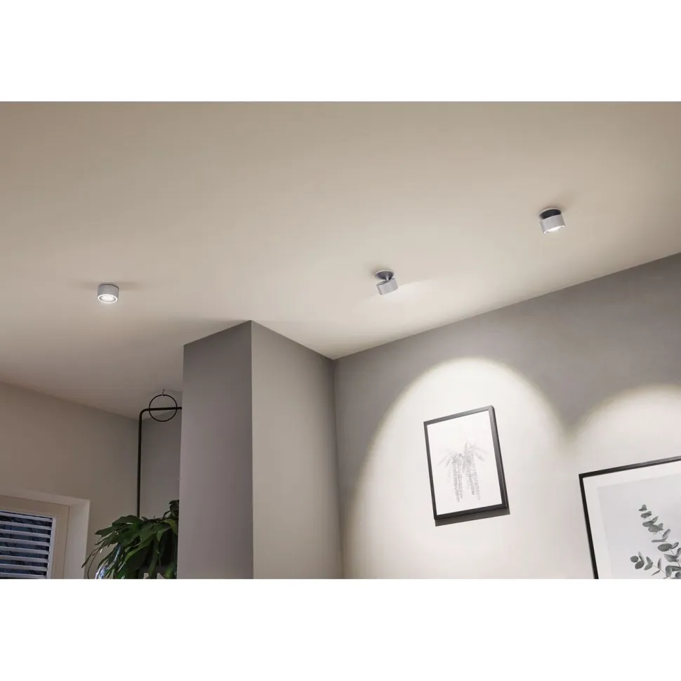 Upotettava LED-valaisin Paulmann Spircle, Ø78mm, 8W, 550lm, 3000K, mattamusta