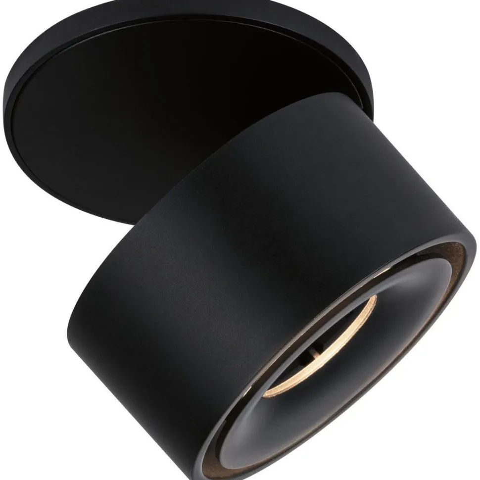Upotettava LED-valaisin Paulmann Spircle, Ø78mm, 8W, 550lm, 3000K, mattamusta