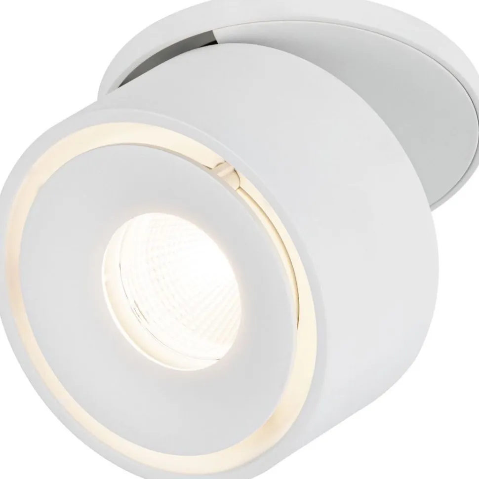 Upotettava LED-valaisin Paulmann Spircle, Ø78mm, 8W, 550lm, 3000K, mattamusta