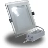 Upotettava LED-valaisin V-TAC VT-1202G SQ 12W 230V 3000K 840lm IP20 valkoinen