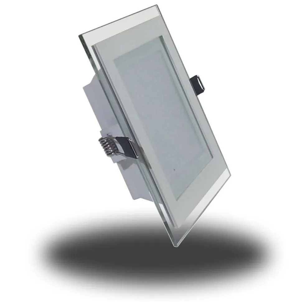 Upotettava LED-valaisin V-TAC VT-1202G SQ 12W 230V 3000K 840lm IP20 valkoinen