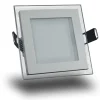 Upotettava LED-valaisin V-TAC VT-602G SQ 6W 230V 3000K 420lm IP20 valkoinen