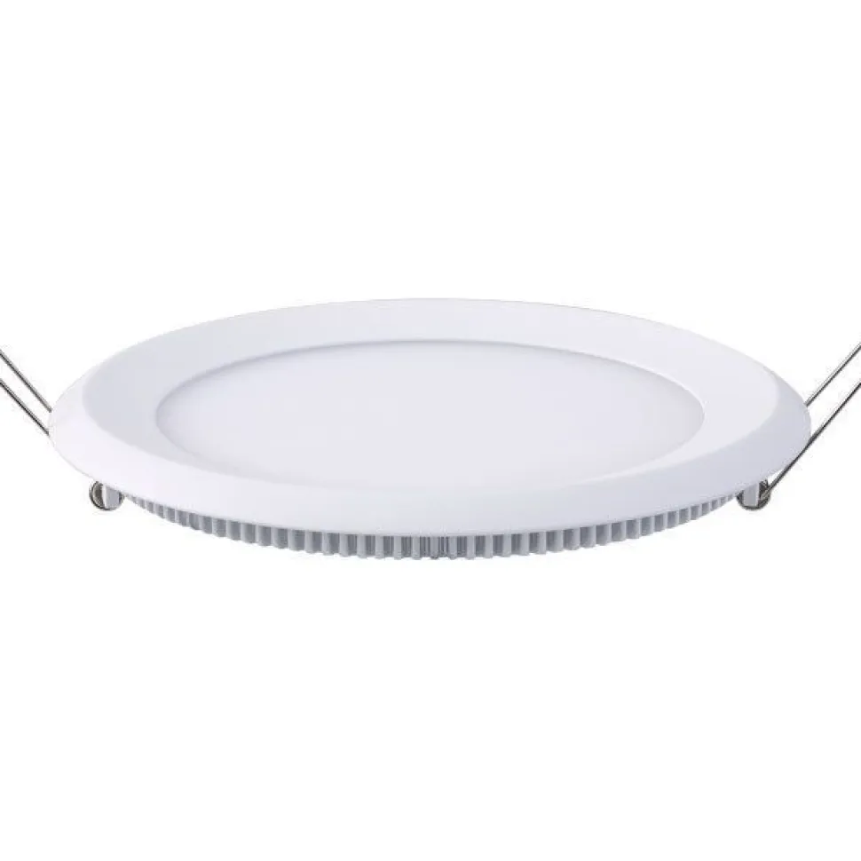 Upotettava valaisin FocusLight Slim LED 15W 230V 3000K 900lm IP44 Ø 180mm valkoinen