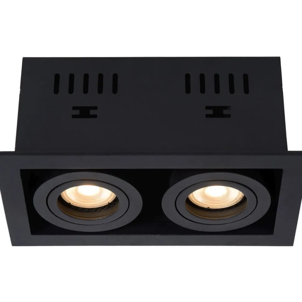 Upotettava valaisin Lucide Chimney, 2xGU10, musta