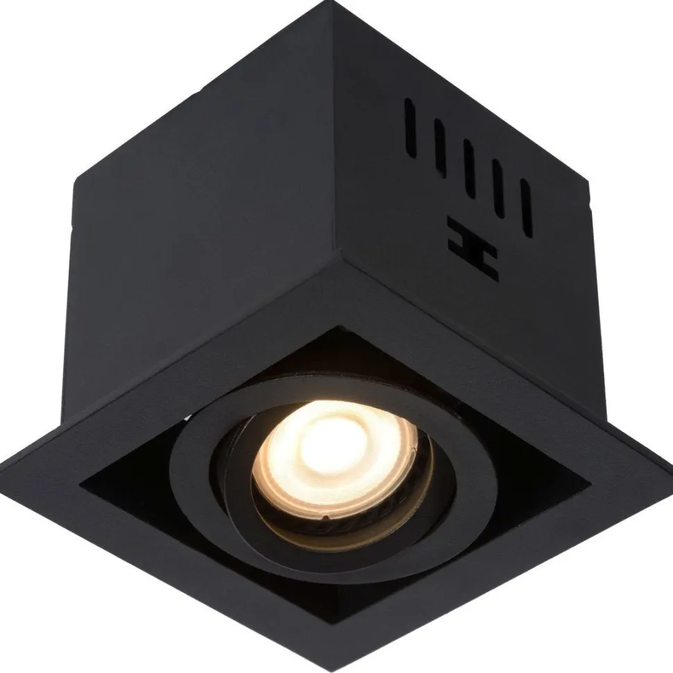 Upotettava valaisin Lucide Chimney, 1xGU10, musta