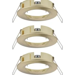 Upotettava valaisin Paulmann Choose, IP44, 3kpl, Ø78mm, max.3x10W, himmennettävä, kromi