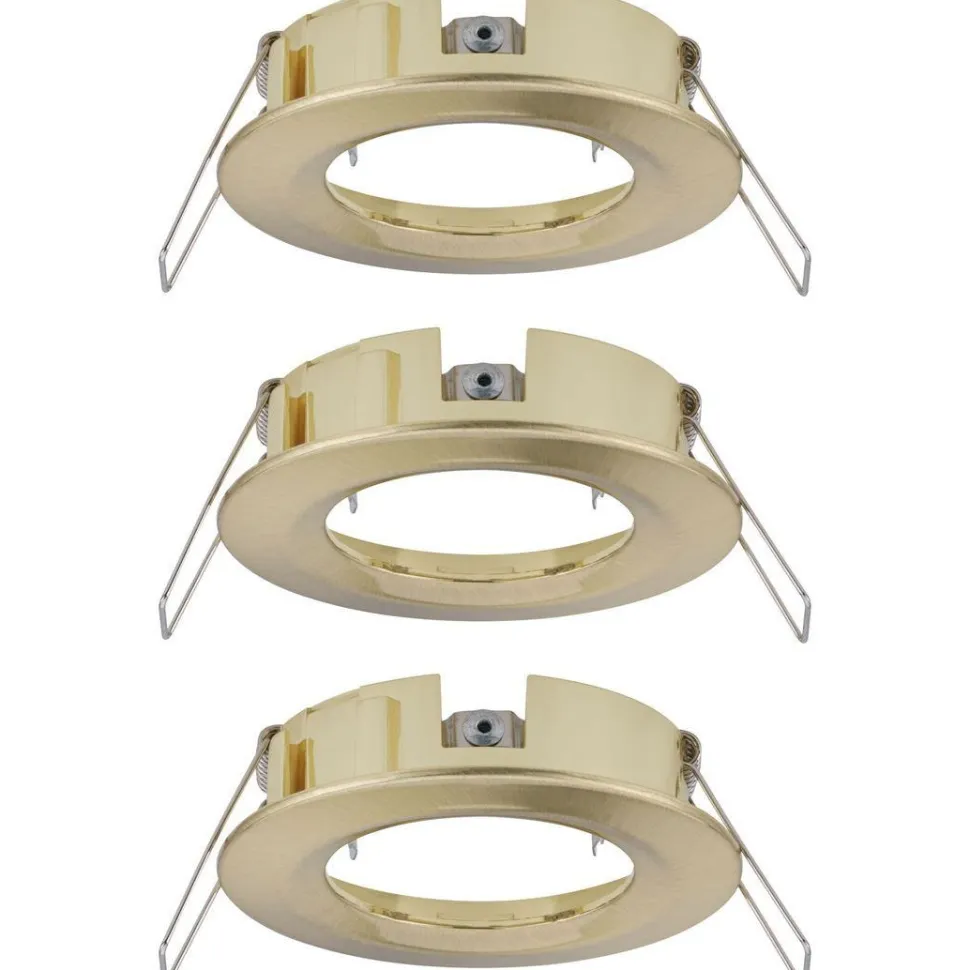 Upotettava valaisin Paulmann Choose, IP44, 3kpl, Ø78mm, max.3x10W, himmennettävä, kromi