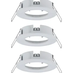 Upotettava valaisin Paulmann Choose, IP44, 3kpl, Ø78mm, max.3x10W, himmennettävä, kromi