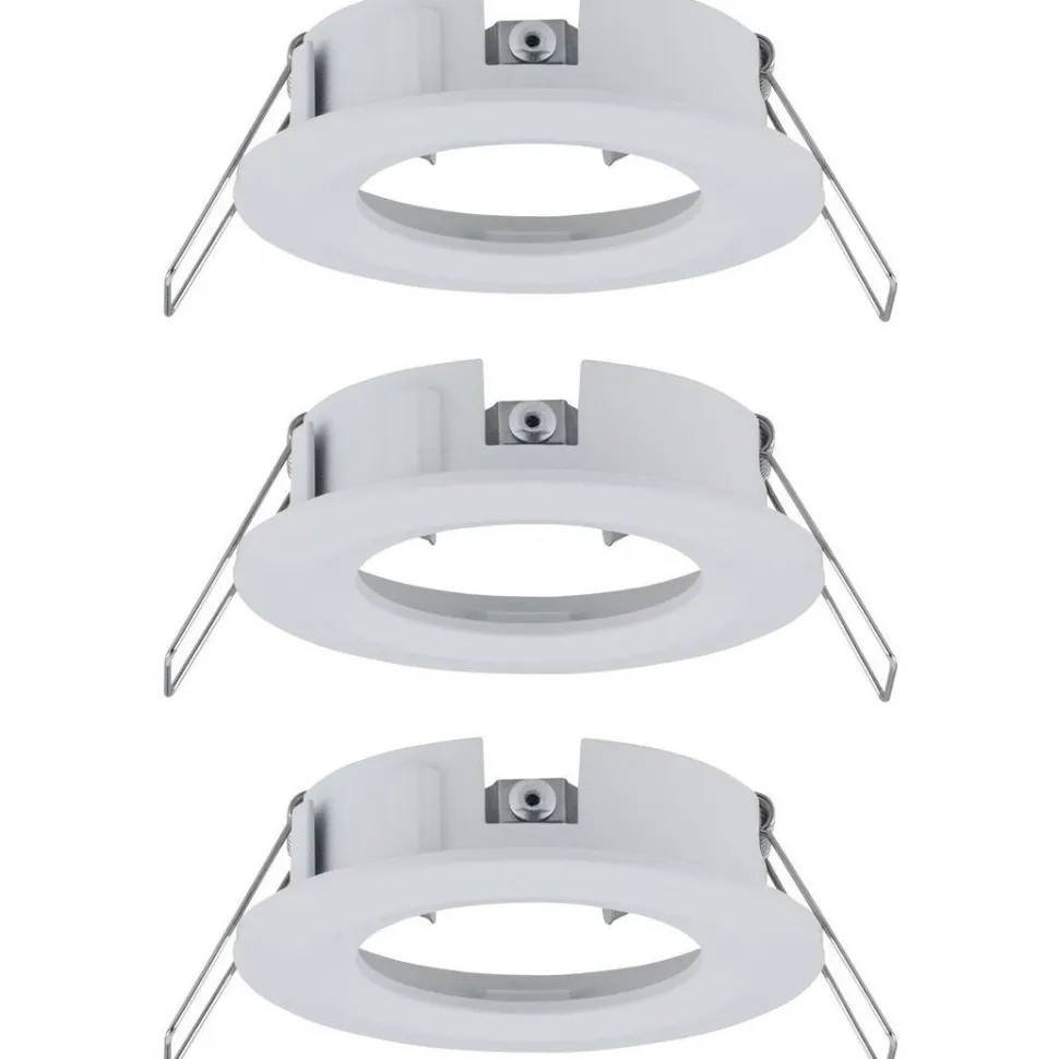 Upotettava valaisin Paulmann Choose, IP44, 3kpl, Ø78mm, max.3x10W, himmennettävä, kromi
