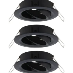 Upotettava valaisin Paulmann Choose, 3kpl, Ø84mm, max.3x10W, himmennettävä, kromi