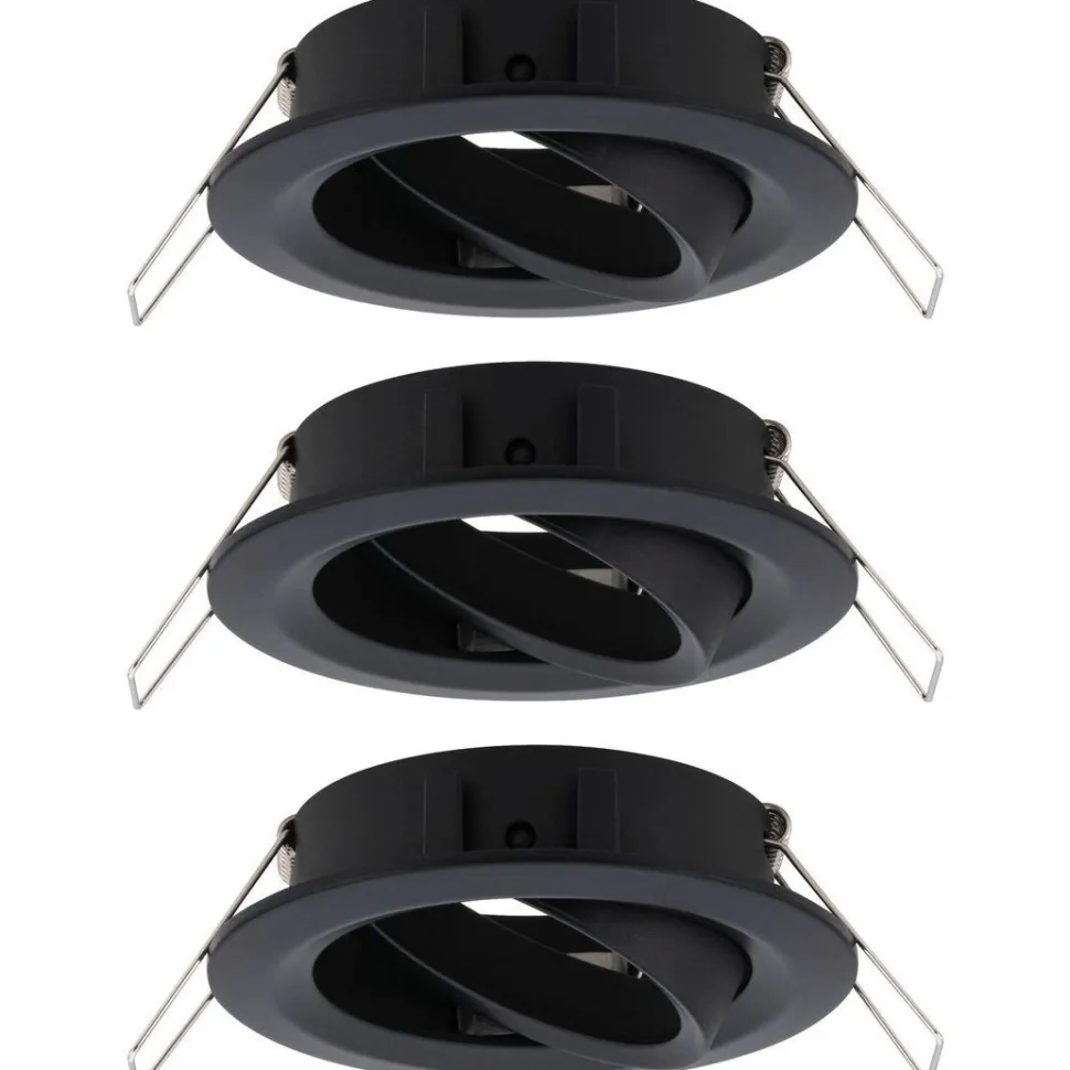 Upotettava valaisin Paulmann Choose, 3kpl, Ø84mm, max.3x10W, himmennettävä, kromi